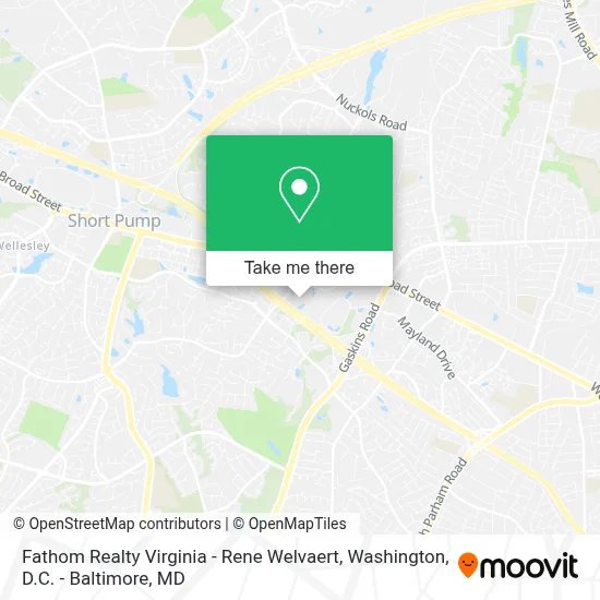 Fathom Realty Virginia - Rene Welvaert map