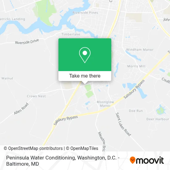 Peninsula Water Conditioning map