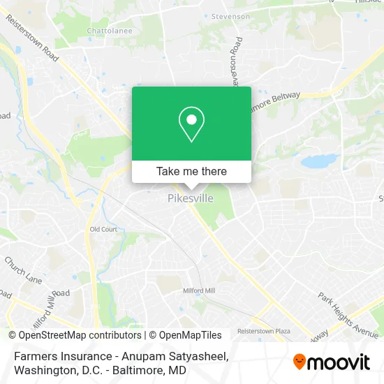 Farmers Insurance - Anupam Satyasheel map