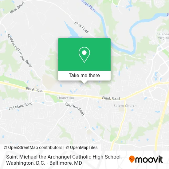 Saint Michael the Archangel Catholic High School map