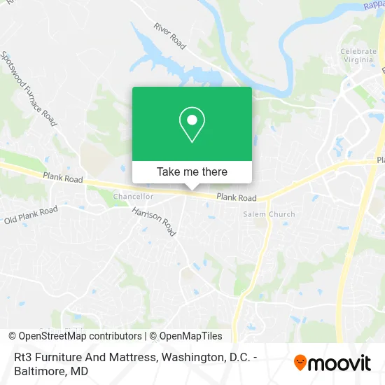 Rt3 Furniture And Mattress map