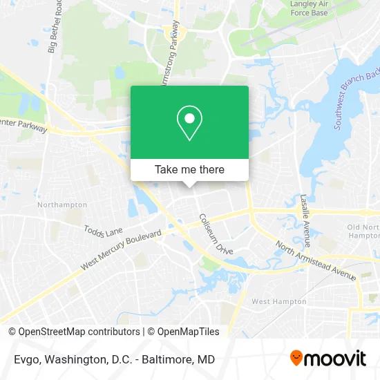 Evgo map