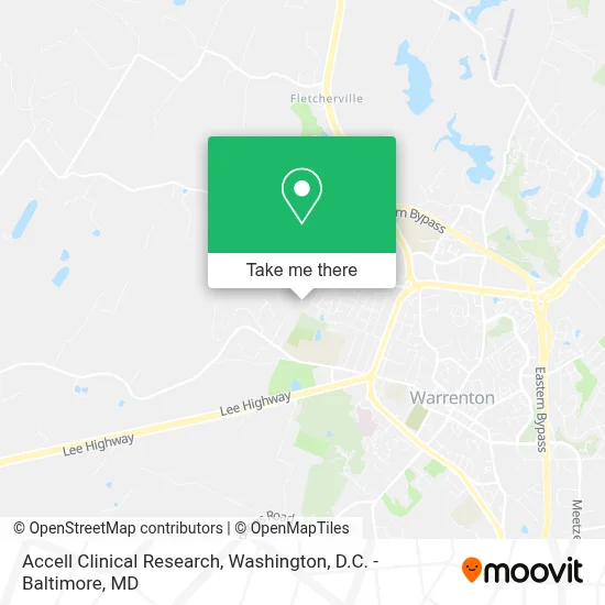 Accell Clinical Research map
