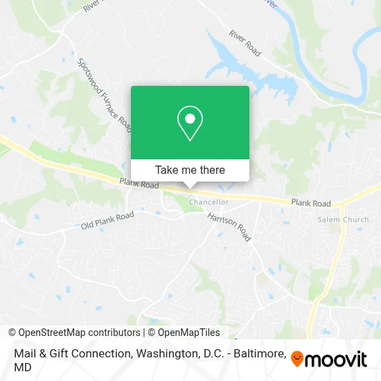 Mail & Gift Connection map