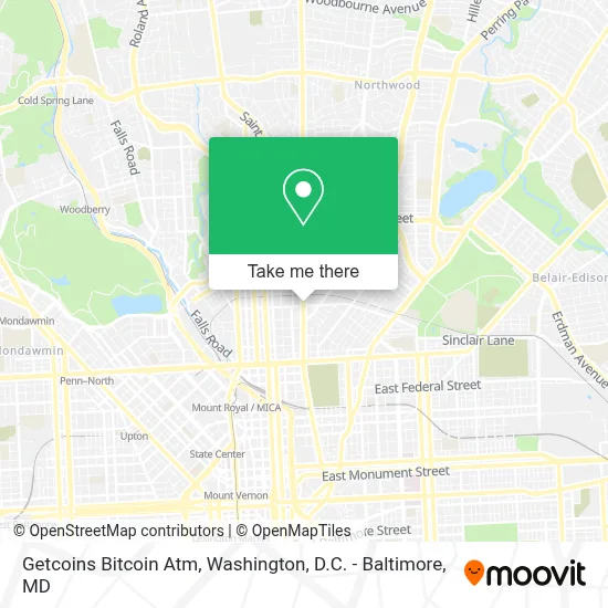 Getcoins Bitcoin Atm map