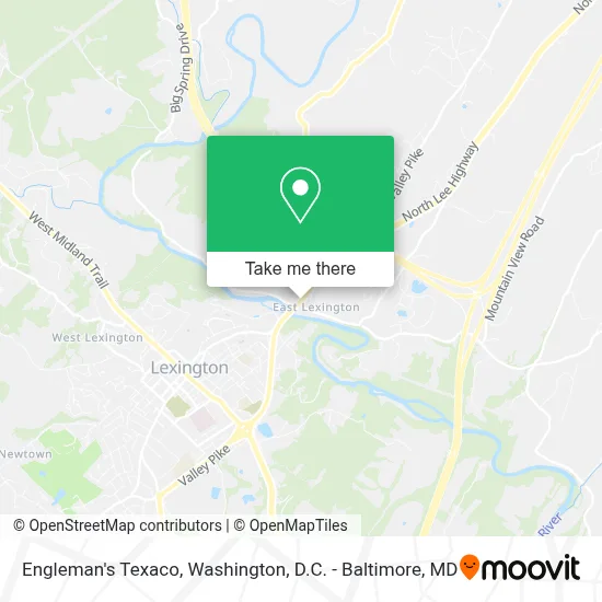Engleman's Texaco map
