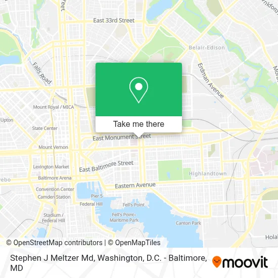 Stephen J Meltzer Md map