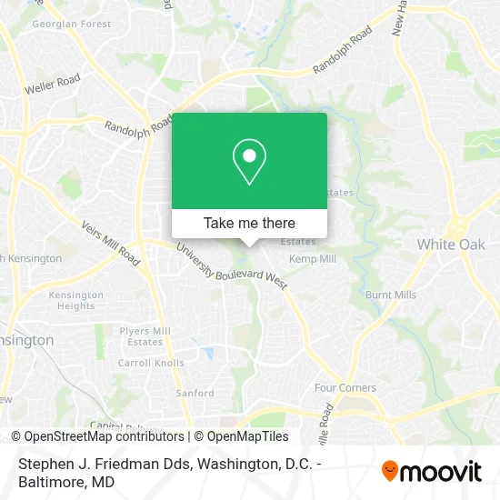 Stephen J. Friedman Dds map