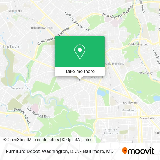 Furniture Depot map