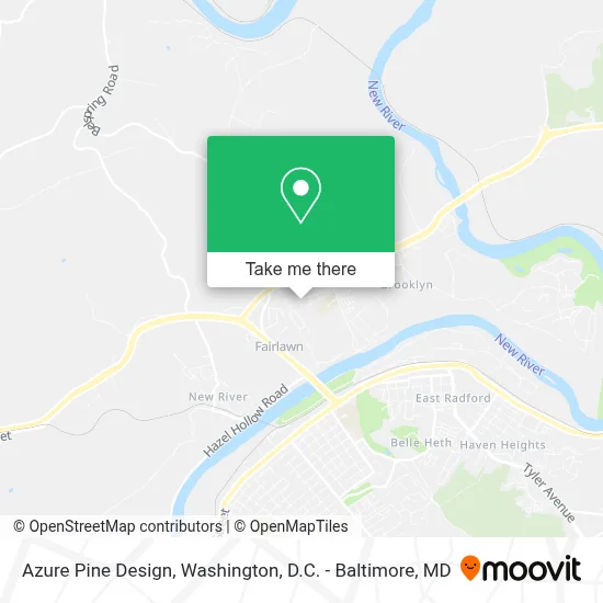 Azure Pine Design map