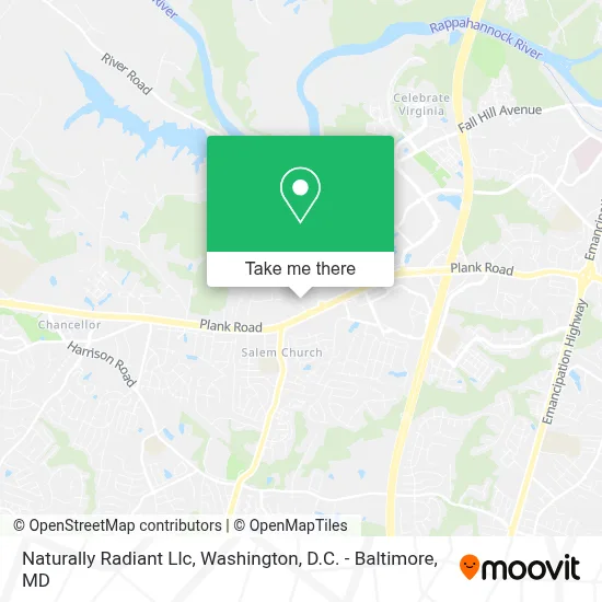Naturally Radiant Llc map