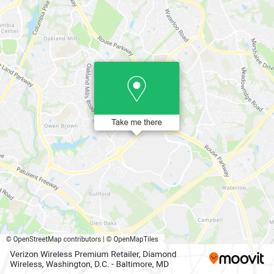 Verizon Wireless Premium Retailer, Diamond Wireless map