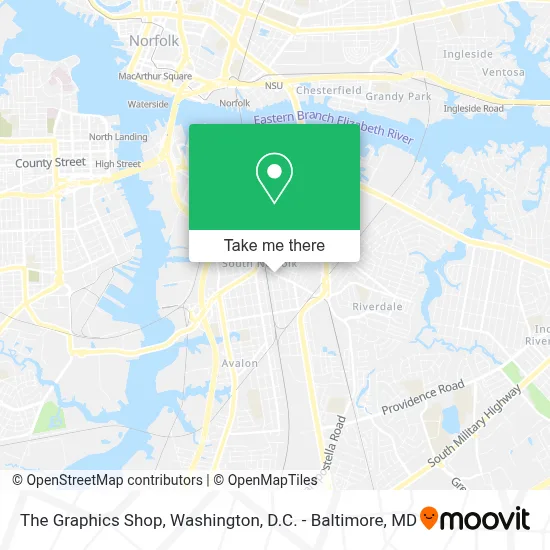 The Graphics Shop map