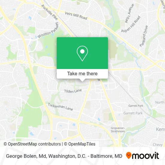George Bolen, Md map