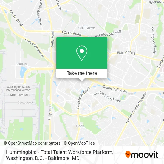 Hummingbird - Total Talent Workforce Platform map