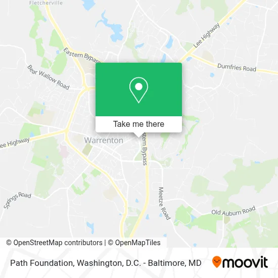 Path Foundation map