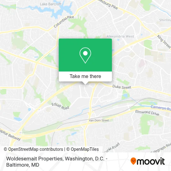 Woldesemait Properties map