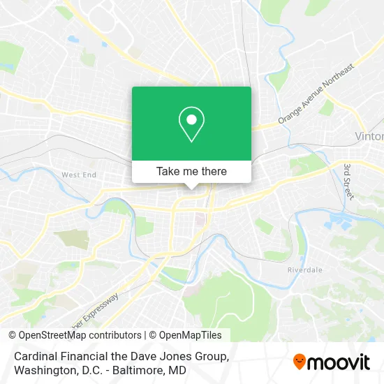 Cardinal Financial the Dave Jones Group map