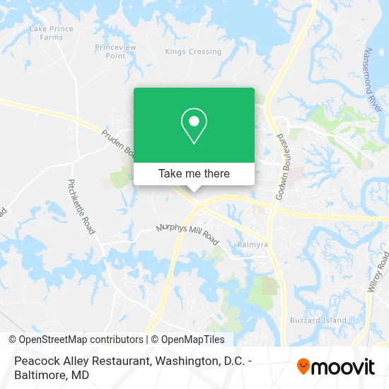 Peacock Alley Restaurant map