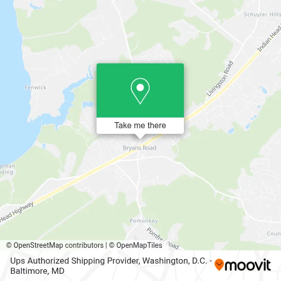Ups Authorized Shipping Provider map