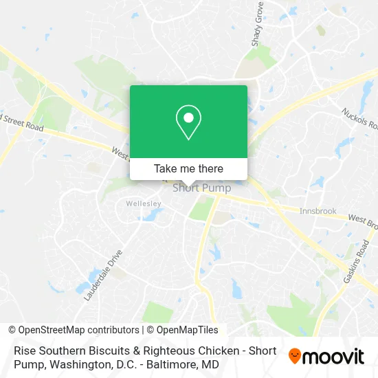 Rise Southern Biscuits & Righteous Chicken - Short Pump map