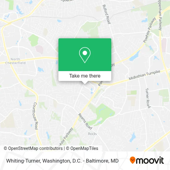 Whiting-Turner map