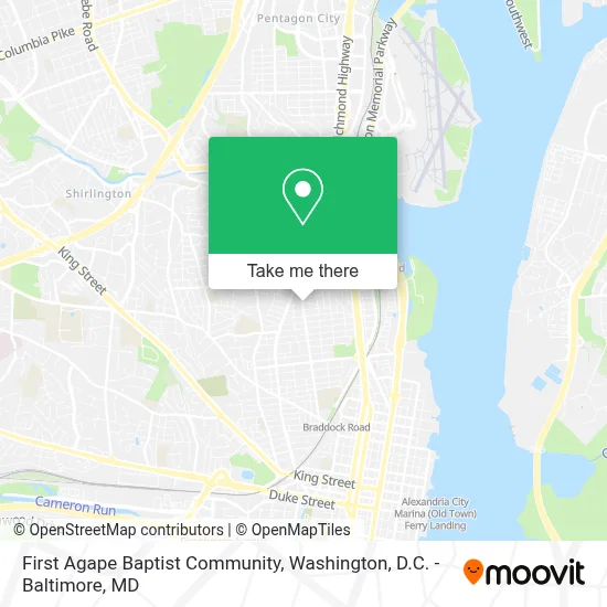 First Agape Baptist Community map
