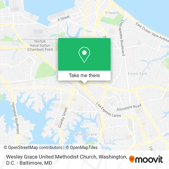 Wesley Grace United Methodist Church map