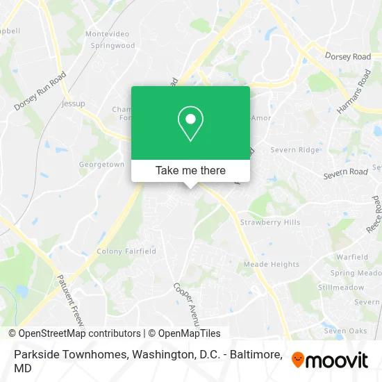Parkside Townhomes map