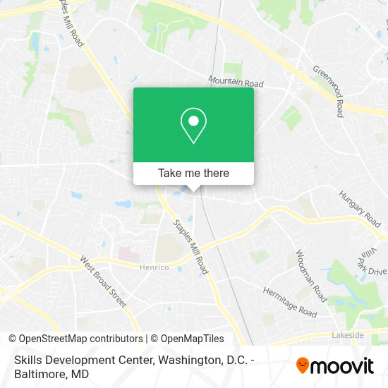 Skills Development Center map