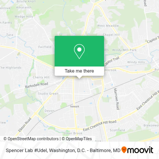Spencer Lab #Udel map