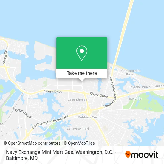 Navy Exchange Mini Mart Gas map