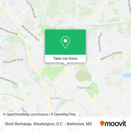 Shell Recharge map
