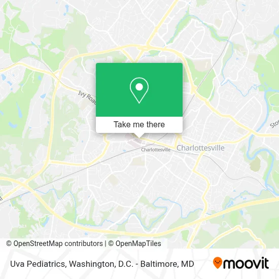 Uva Pediatrics map
