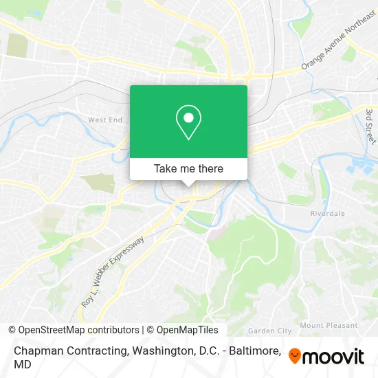 Chapman Contracting map