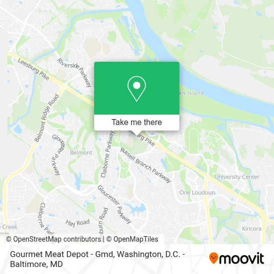 Gourmet Meat Depot - Gmd map