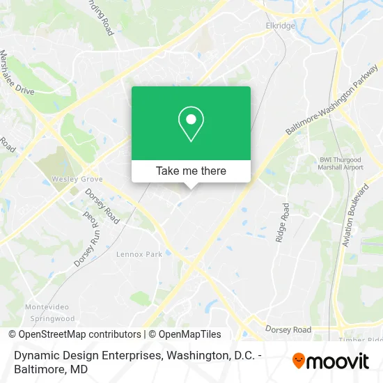 Dynamic Design Enterprises map