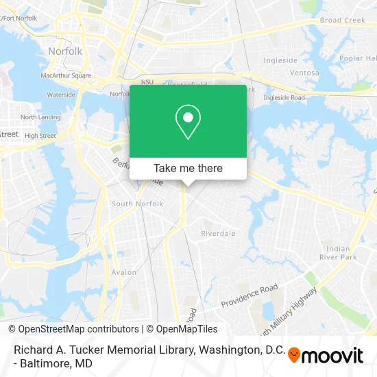 Richard A. Tucker Memorial Library map