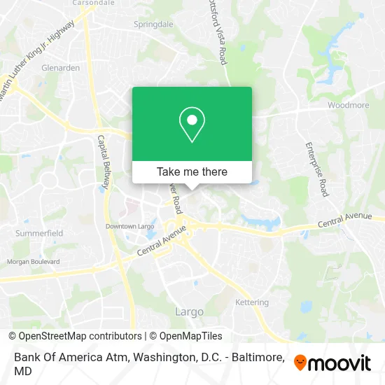 Bank Of America Atm map