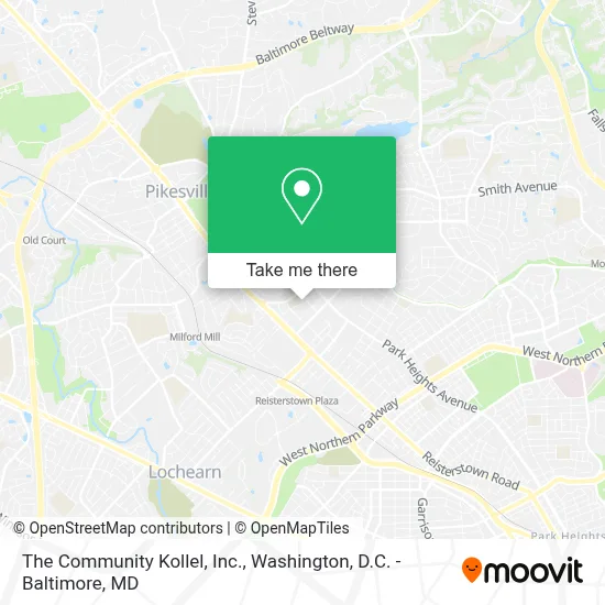 The Community Kollel, Inc. map