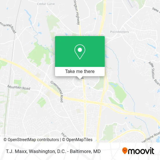 T.J. Maxx map