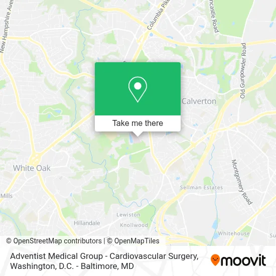 Adventist Medical Group - Cardiovascular Surgery map