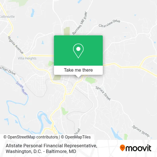 Allstate Personal Financial Representative map