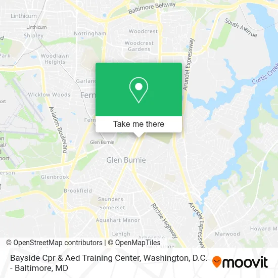 Bayside Cpr & Aed Training Center map