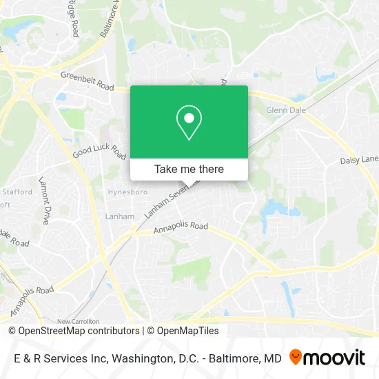 E & R Services Inc map