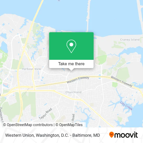 Western Union map