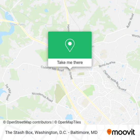 The Stash Box map