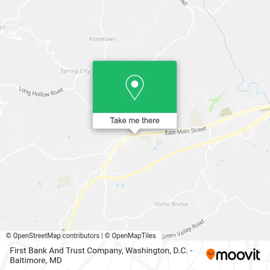 First Bank And Trust Company map