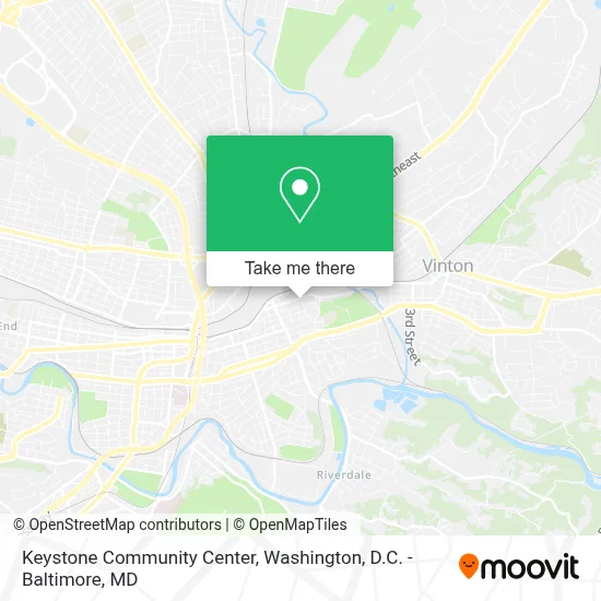 Keystone Community Center map