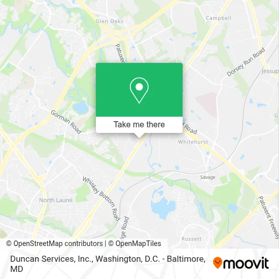 Duncan Services, Inc. map